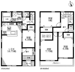 三郷市早稲田全3棟　新築戸建　3号棟